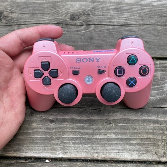 Pink Sony PlayStation 3 DualShock Controller PS3 - Picture 2 of 4